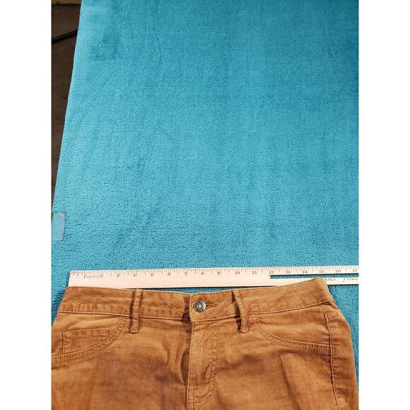 Mossimo Jeans Sz 4 Womens Brown Stretch Pants Ladies Mid Rise Corduroy Flared - Picture 8 of 11